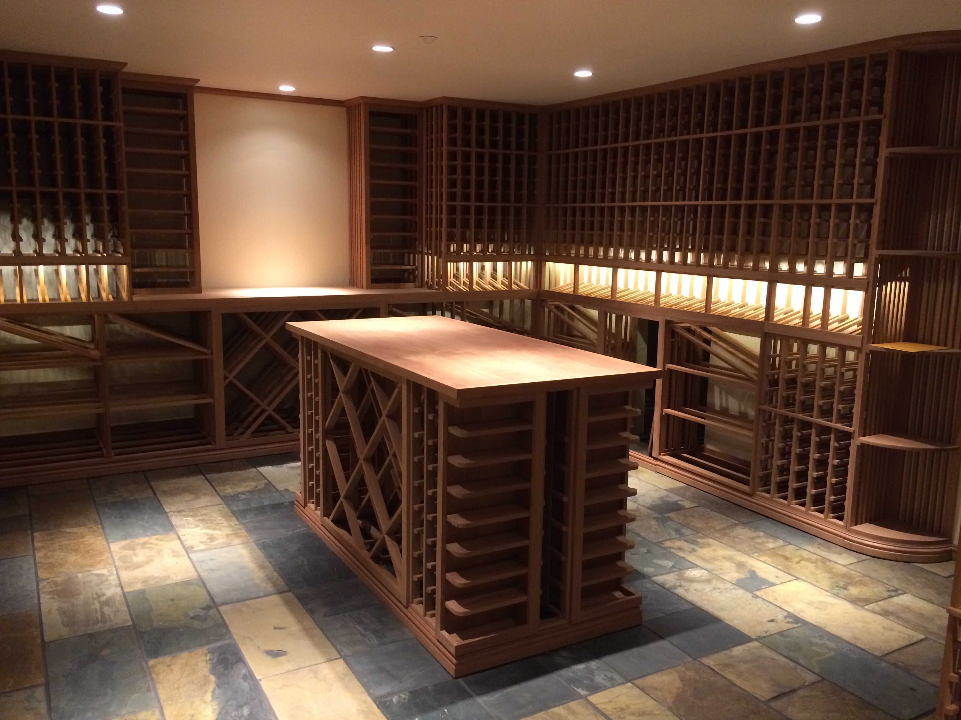 23. Custom Wood and Metal Wine Cellar by Vancouver... Blue Grouse Wine Cellars