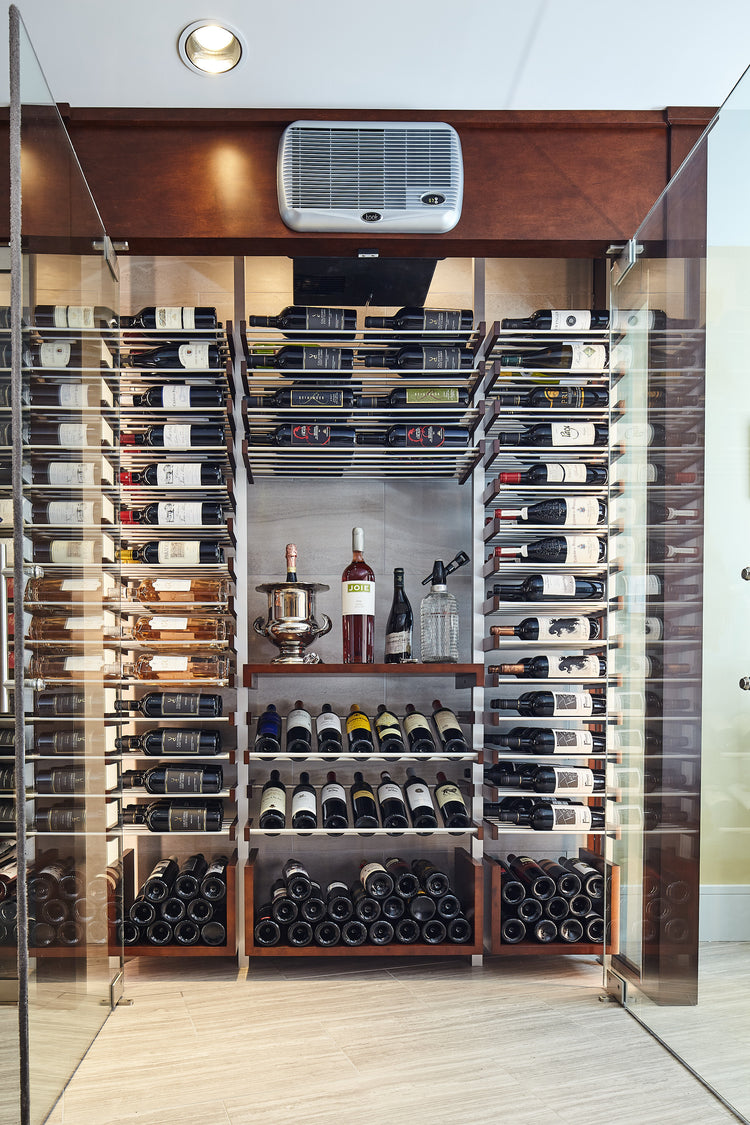 48. Transitional Wine Cellar with Millesime Wine Racks