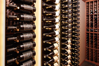 Amp up the Wow-Factor of your Modern Wall Wine Rack Display with Lighting!