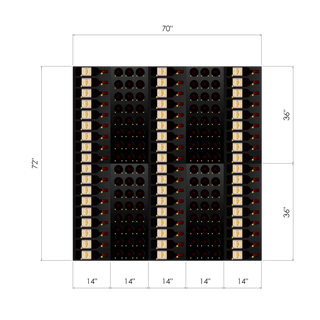 THE CORK AND LABEL VINdustry Wine Wall