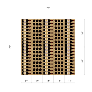 THE CORK AND LABEL VINdustry Wine Wall