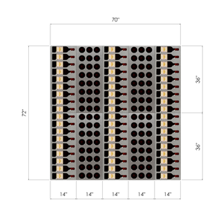 THE CORK AND LABEL VINdustry Wine Wall