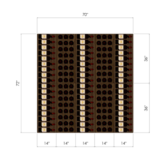 THE CORK AND LABEL VINdustry Wine Wall