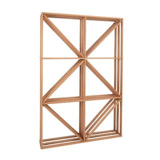 vintage keeper Diamond Bin Wood wine rack