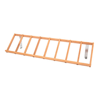 Vintage Keeper 8 Bottle Angled Presentation Top for Redwood Wine Racks cork forward wood wine shelf