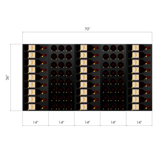 THE CORK AND LABEL MINI VINdustry Wine Wall