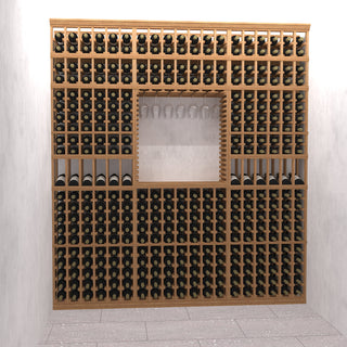 The Tasting Niche Precision Wood Wine Rack Kit - 8 Feet Tall