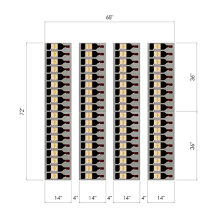 THE LABEL VINdustry Wine Wall