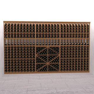 The Wine Wall - Precision Wood Wine Racking Display Kit - 6 Feet Tall