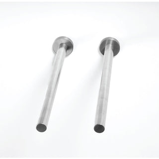 Polished Aluminum Cork Forward VINdustry Wine Pegs with Drywall Cover Plates (included with drywall kit)