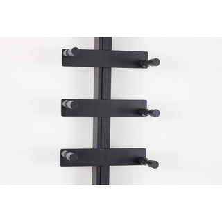 caption Close up of cross supports with single spacing, single deep pegs