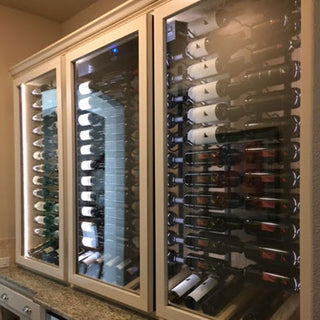 CellarPro 1800H-ECX Houdini Cooling Unit  installed example cooling for compact wine storage 