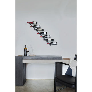 7 Bottle Diagnonal Wall Wine Rack