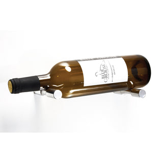 caption Polished Aluminum Single Deep VINdustry Wine Pegs