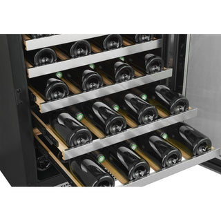Pull out shelving in Cavavin wine fridge
