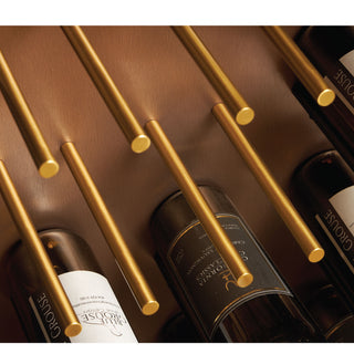 caption Gold VINdustry Wine Pegs, Cork Forward