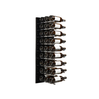 caption Black Panel with Triple Deep Polished Aluminum Pegs