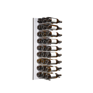 caption White Panel with Triple Deep Milled Aluminum Pegs