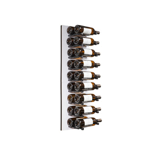 caption White Panel with Double Deep Matte Black Pegs