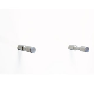 caption Polished Aluminum Single Deep VINdustry Wine Pegs