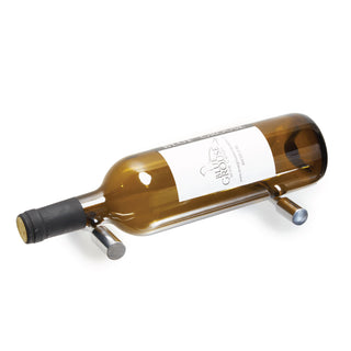 caption Polished Aluminum Single Deep VINdustry Wine Pegs
