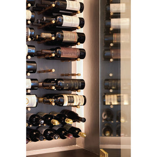Satin Gold Wine Pegs Installation