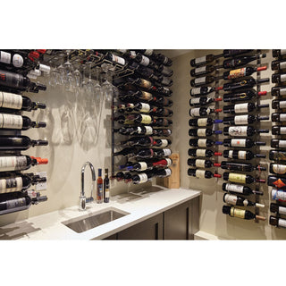 Label View Wall Mount Wine Racks