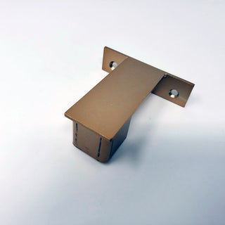 Wall Standoff Mounting Brackets for Vino Series Floor to Ceiling Post - Golden Bronze Finish