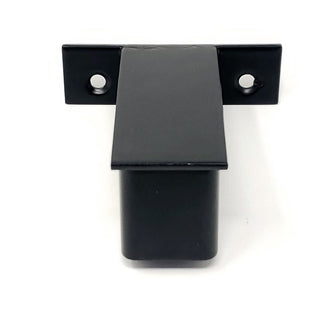 Wall Standoff Mounting Brackets for Vino Series Floor to Ceiling Post - Matte Black Finish