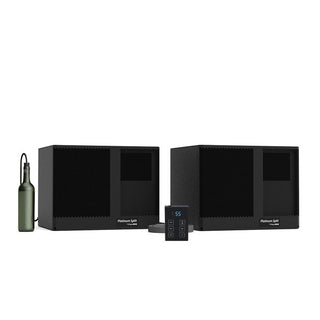 WhisperKOOL Platinum twin split cooling system with bottle probe large wine cellar pro cooling solutions