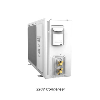 WhisperKOOL recessed ceiling mini split cooling system 220v condenser 