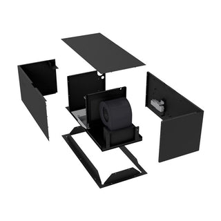 WhisperKOOL recessed ceiling mini split cooling system internal view wine storage cooling solution