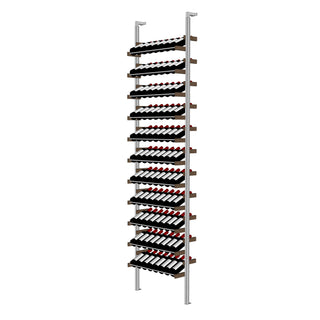 Millesime Showcase Wine Rack -29 bottle wide 9 Feet High  label forward wine racks