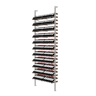 Millesime Showcase Wine Rack -41 bottle wide 9 Feet High  label forward wine racks