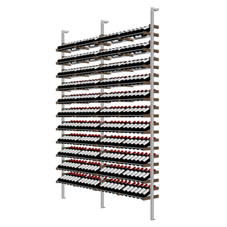 Millesime Showcase Wine Rack -80 bottle wide 9 Feet High  label forward wine racks
