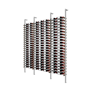 Millesime Streamline Wine Rack -7 bottle wide 2 bottle deep  & 9 Feet High label forward floor to ceiling