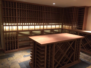 23. Custom Wood and Metal Wine Cellar by Vancouver...