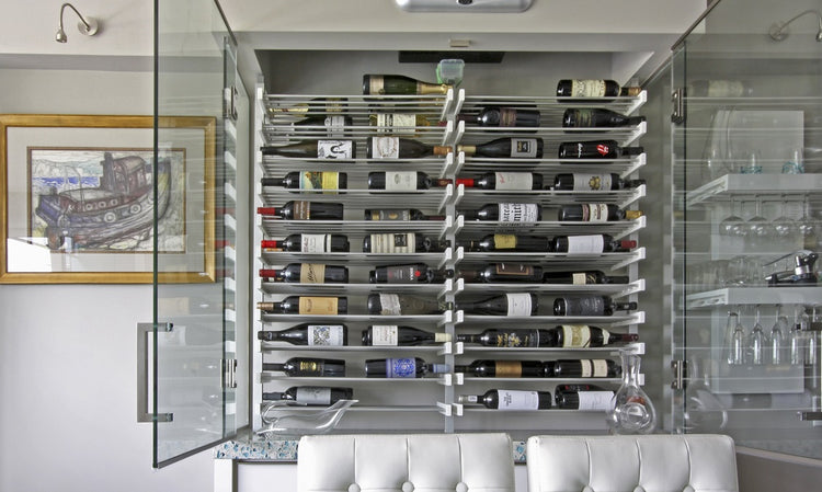 22. Millesime Stunning Ultra Contemporary Wine Racking