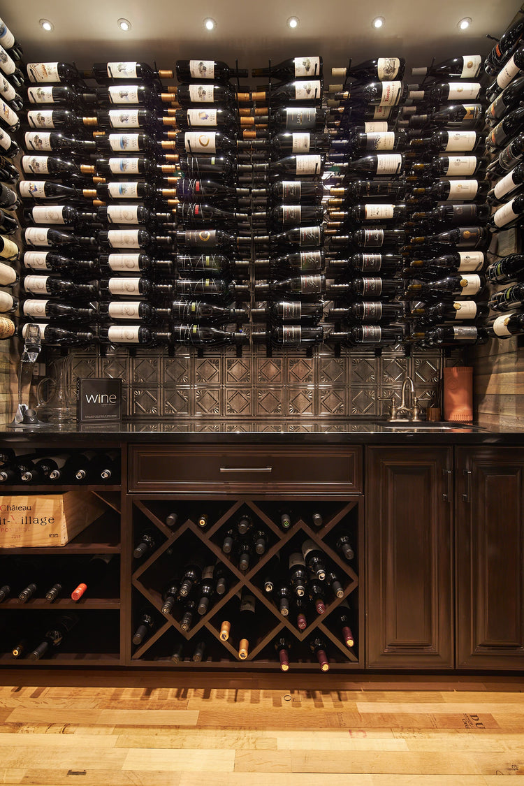 61. Vancouver Custom Wine Cellar and Bar Cabinetry