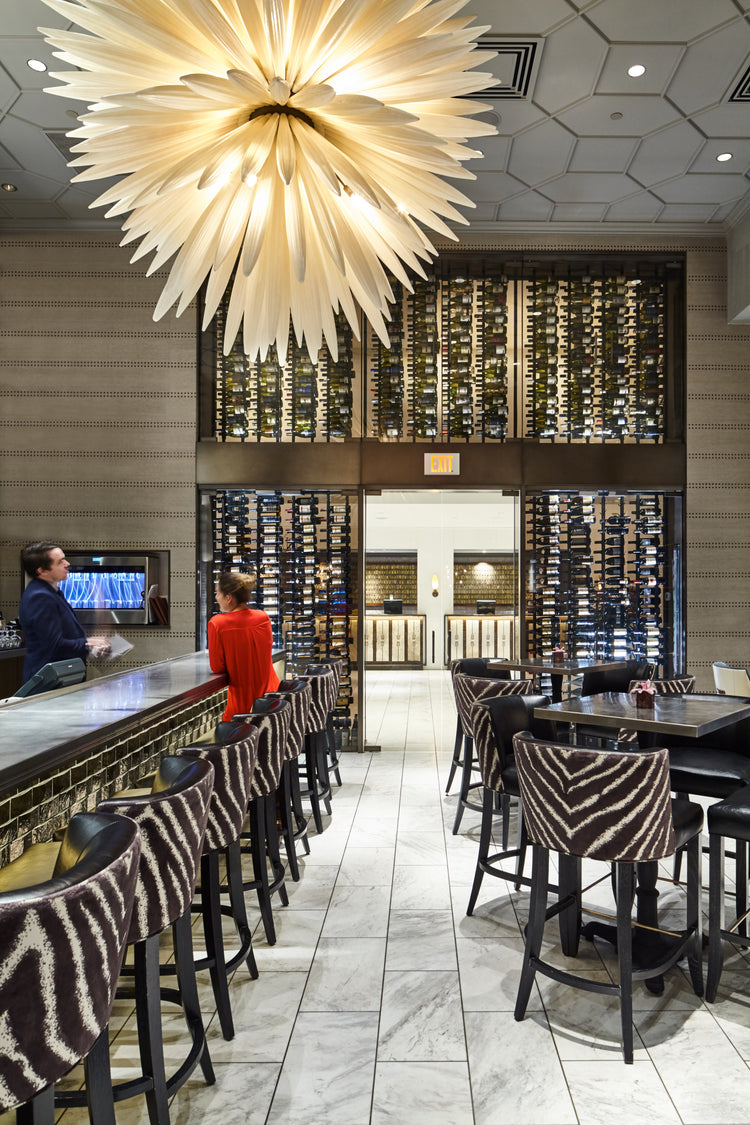 24. Fairmont Hotel Vancouver Commercial Custom Wine Display Wall