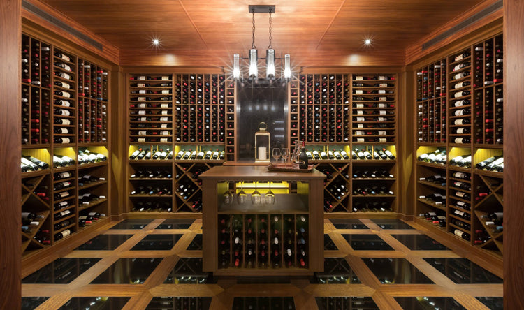 27. Luxury Residential Custom Wine Cellar Sapele Construction