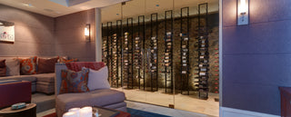 Floor to Ceiling Wine Racks - Get Creative With Wall Treatments!