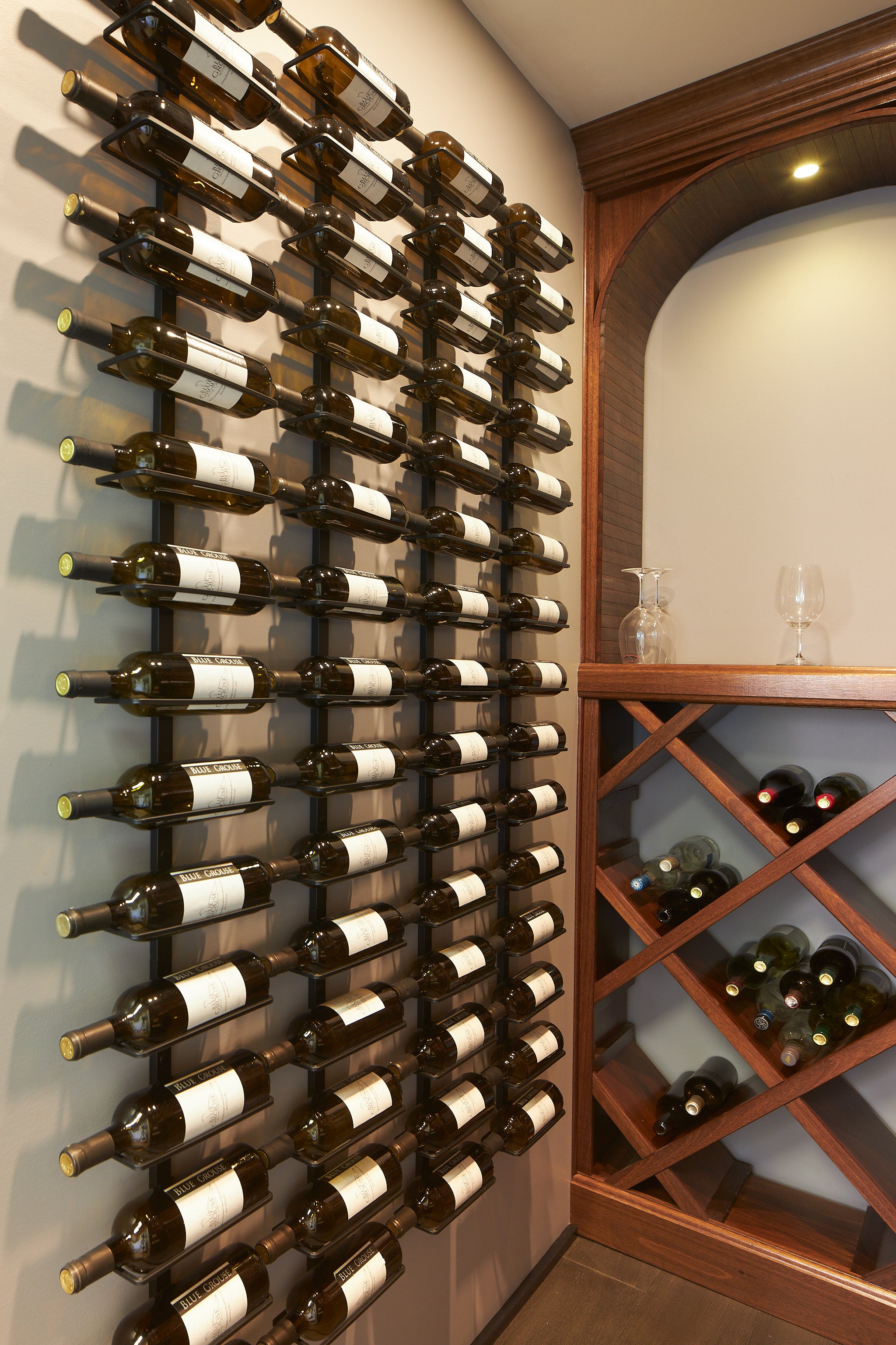 Gallery Detail: Wall Mounted Wine Rack Options From Simple And Budget Friendly