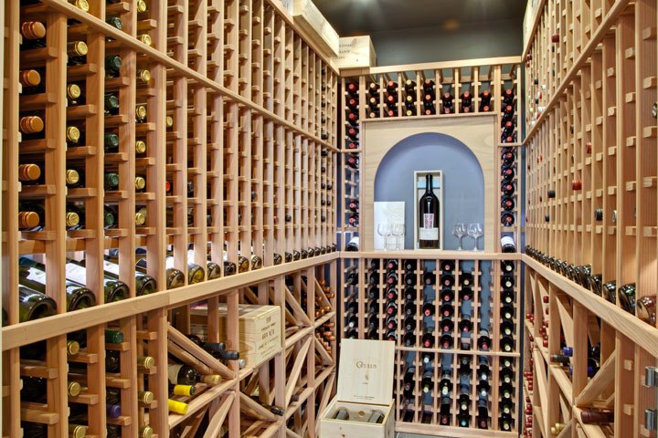 10. Modular Wine Cellar with Feature Archway