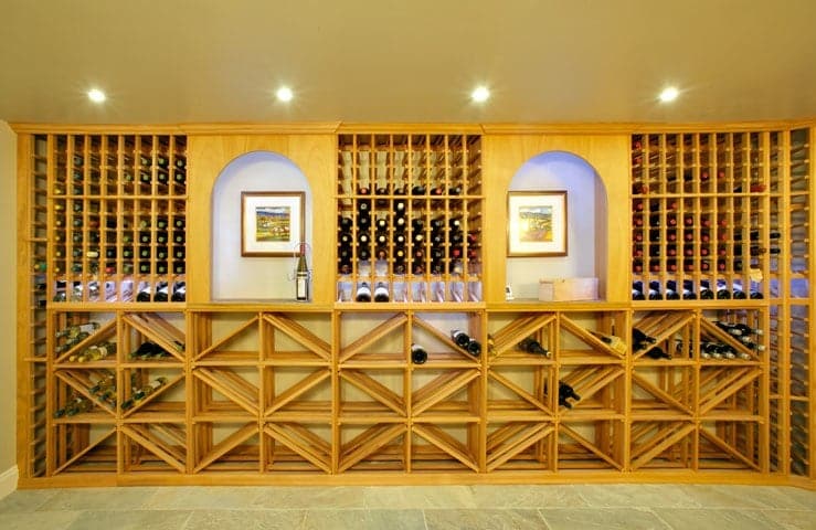 8. Modular Wine Cellar with Custom Archways