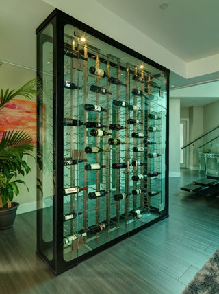 4. All Glass Wine Cellar in West Vancouver