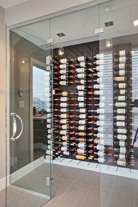 6. Contemporary Vancouver Wine Cellar