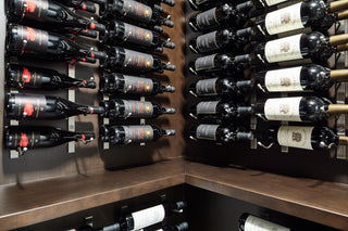 wall mounted wine bottle rack