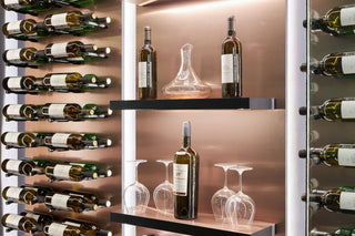 metal wine racking