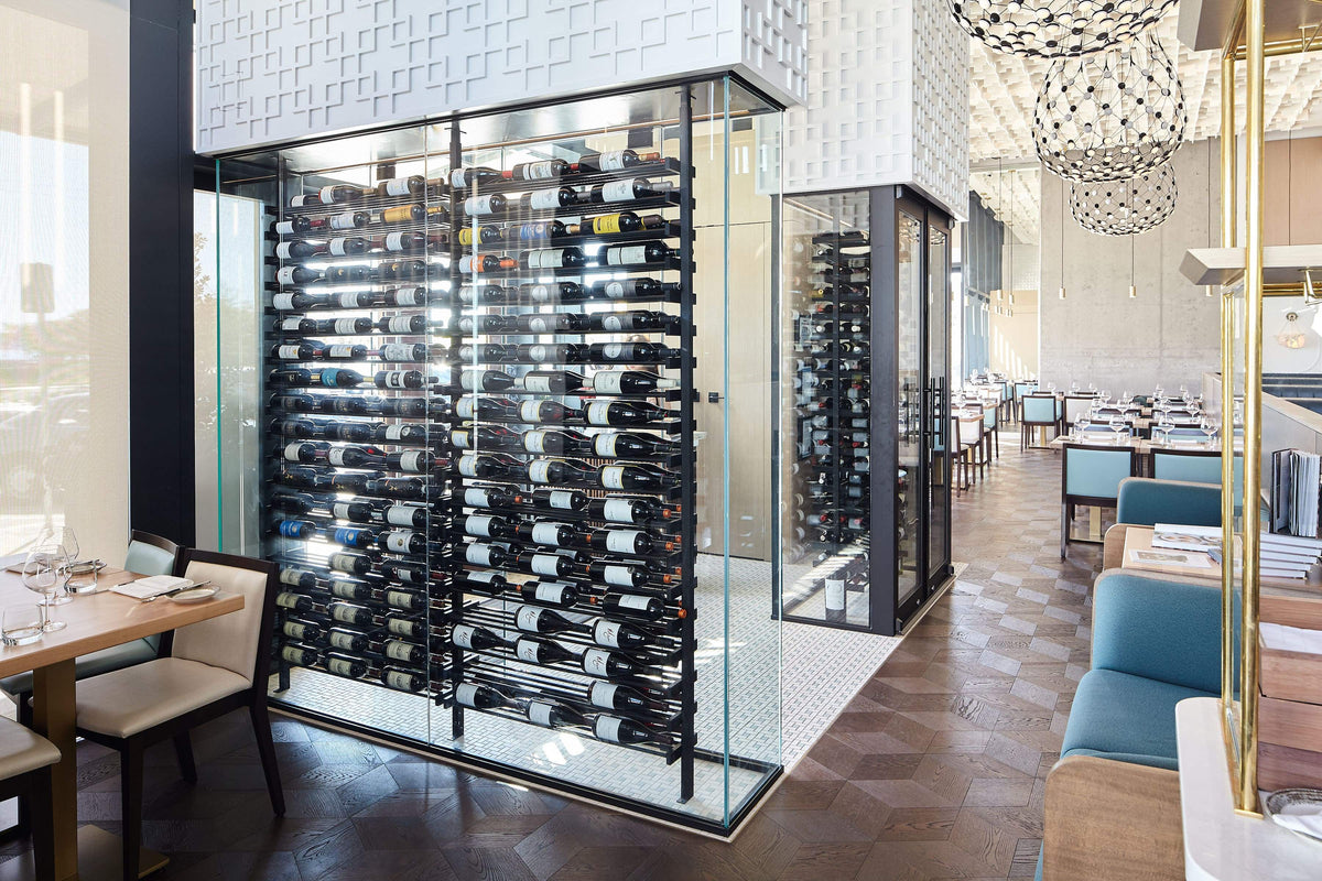 Wine Racking with Rails – Blue Grouse Wine Cellars